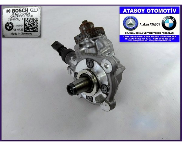 BMW E87LCI 123D MAZOT POMPASI BOSCH 0445010509 BMW 7801000 BMW 7812053 BMW 8577644 BMW 7801055 BMW 13517812053 BMW 13518577644 BMW 13517801055 N47S MOTOR